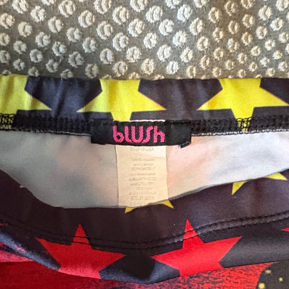 Blush Multicolor Graphic Pencil Skirt - Picture 5 of 5